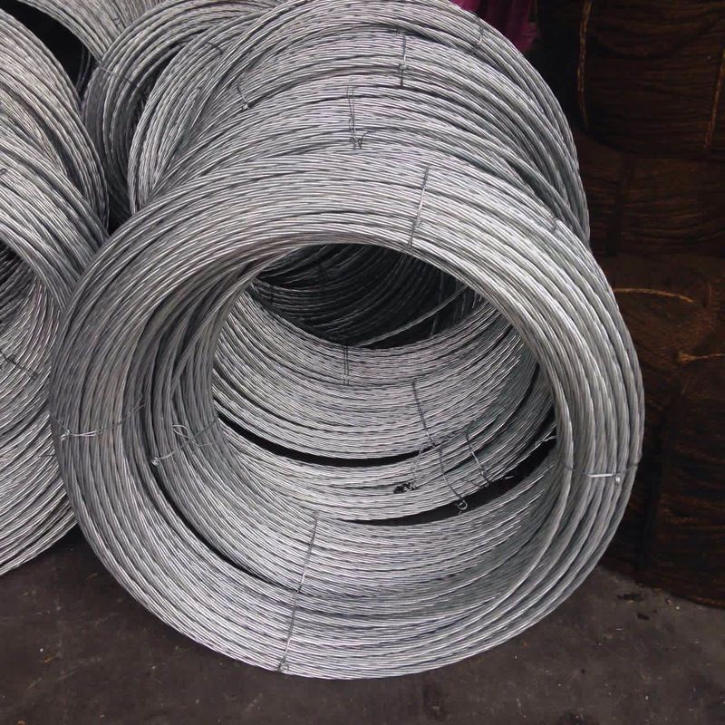 Low Carbon Galvanized Wire Rope , Zinc Coated Steel Wire For Greenhouses