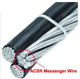 ABC 케이블을 위한 철강선 밧줄/ACSR 메신저 철사가 밝은 표면에 의하여 직류 전기를 통했습니다