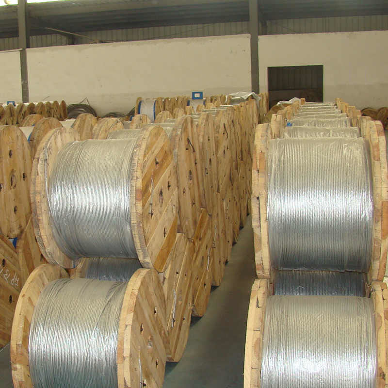 Non Alloy Galvanized Steel Wire Strand 7/8 Swg Packed On Reel Or In Coil